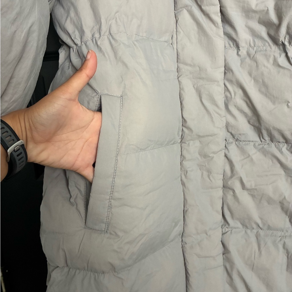 a new day Women's Long Puffer Jacket - Soft Gray - Picture 5 of 11